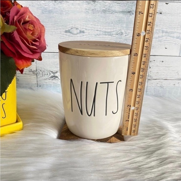 Rae Dunn NUTS Cellar Farmhouse Canister Home Decor - Picture 4 of 7